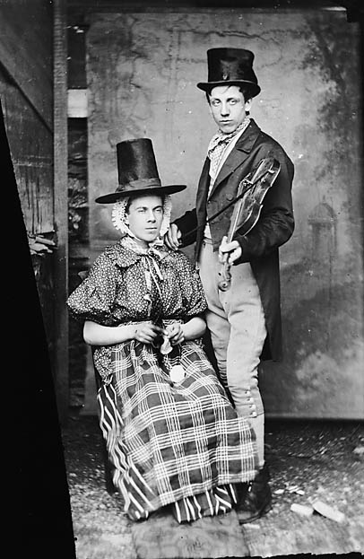 [W Thelwall Thomas and friend, taken at Amlwch 1882]